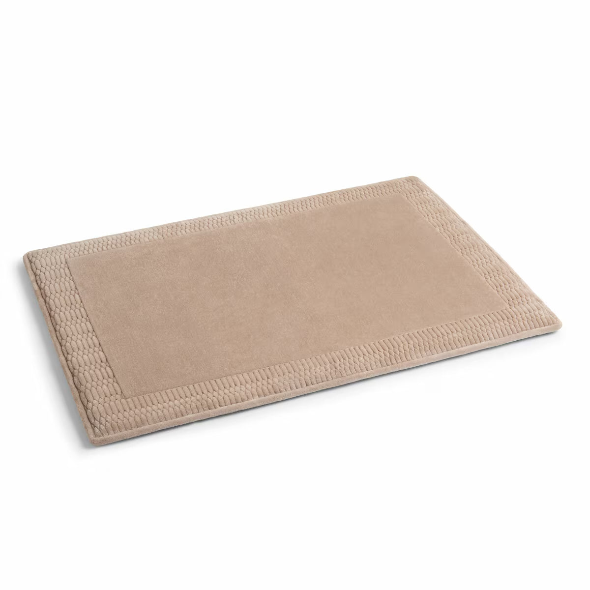 Paramount Memory Foam Plush Bath Mat in Cream, 60 X 91 Cm