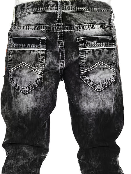 American Snowflake Jeans, Fashionable and Versatile Straight-Leg Pants