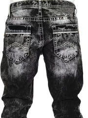 American Snowflake Jeans, Fashionable and Versatile Straight-Leg Pants