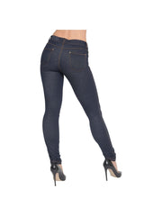 Women’s High-Waisted Stretch Jeans LOOK Jeggings Slim Fit Skinny Denim Trousers – Comfortable, Soft, Pull-On Elastic Waist Pants for Shaping Body Contour, Casual Everyday Wear, Lightweight, Breathable, Stretchy Jean Leggings, Fashion Essentials, Slimming
