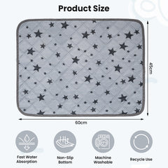 8-Pack Guinea Pig Cage Liners, Reusable Washable Absorbent Pee Pads, Bedding for Small Animals – Rabbit, Hamster, Chinchilla, Hedgehog