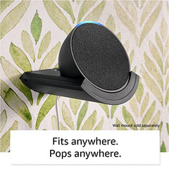 Echo Pop (Newest gen) | Full sound compact Wi-Fi and Bluetooth smart speaker with Alexa | Charcoal