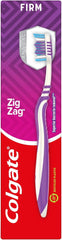 Colgate Zig Zag Medium Manual Toothbrush - Multi Angle Cross Bristles with Flexible Neck for Gum Comfort - 3 Count (Pack of 1)