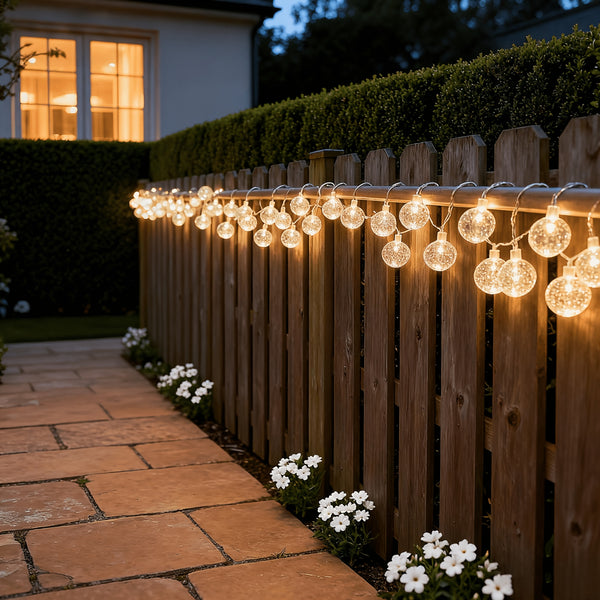 LED Fairy Lights Bulbs Glass Bulbs IP44 Retro Lighting for Indoor/Outdoor Decoration for Garden Party Patio Room Balcony Warm White(10m/20m/30m, 80 LED/160 LED/240 LED)