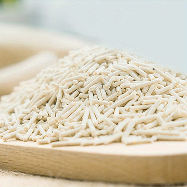 Tofu Cat Litter, 2.4kg / 6L bag, Strong Clumping, Flushable, Easy Scooping