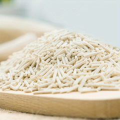 2.4Kg/6L Tofu Cat Litter Clumping, Toilet Flushable Easy Clumping Tofu Litter, 2mm
