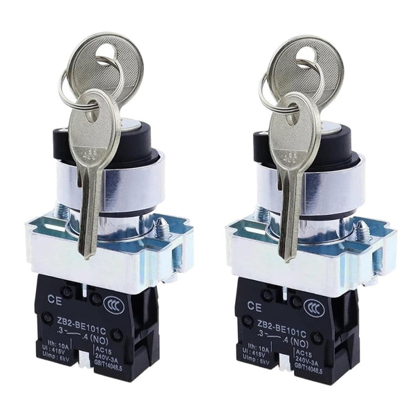 Gebildet Metal Toggle Switch 25A 12VDC/15A 24VDC/10A 250VAC/ 15A 125VAC SPST On/Off 2Pin 2 Position
