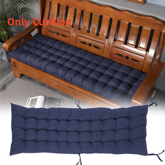 Garden Bench Cushion Chair Cushion, Sun Lounger Cushion Pads 160*50*8cm Thick Garden Recliner Chair Replacement Anti-Slip Cushion Sunbed Cushion 2 3 Seater Seat Pad for Porch Swing Patio Lawn Various Colour Options