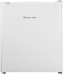 Russell Hobbs Table Top Larder Mini Fridge 40L Capacity, Quiet Running 39DB, Reversible Door, 0 to 8 Degrees Manual Temperature Control, White RHTTLF2E1W