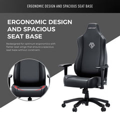 Anda Seat Novis Max Extra Large Gaming Chair, Black