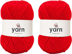 Korbond DK Beige Yarn - 100G Acrylic Wool - Lightweight, Hypoallergenic & Durable Double Knit Crochet Yarn Knitting Wool (290M Total)