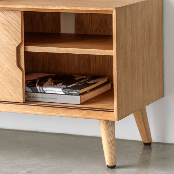 Gallery Milano Oak Entertainment Unit for Tv'S up to 55