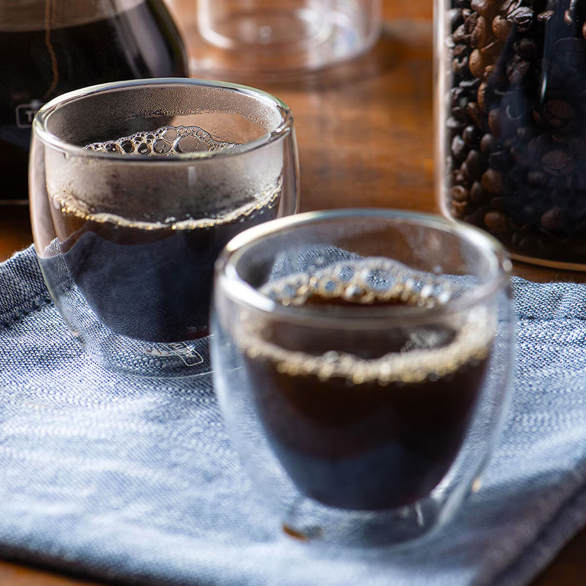 Tramontina Double Walled Espresso Glass Set, 110Ml, 8 Piece