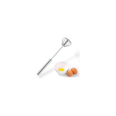 SUL Egg Whisk, Hand Push Whisk Blender, Egg Beater, Milk Frother, Rotating Push Mixer Stirrer for Whisking, Beating, Stirring