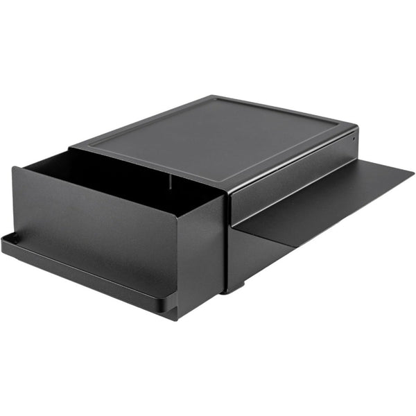 Modern Coffee Capsule Drawer Rack with Sliding Side Tray, Multi-Purpose Countertop Storage Box for Kitchens, Coffee Bars, Offices & Worktops