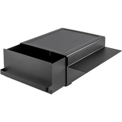 Modern Coffee Capsule Drawer Rack with Sliding Side Tray, Multi-Purpose Countertop Storage Box for Kitchens, Coffee Bars, Offices & Worktops