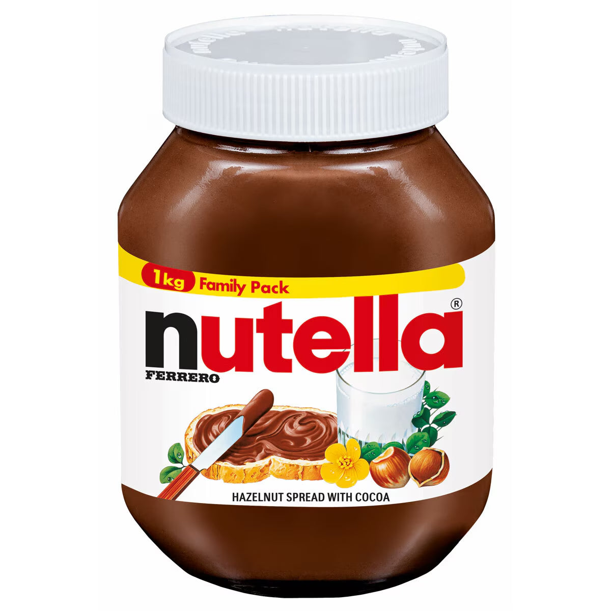 Nutella Hazelnut Spread, 1Kg