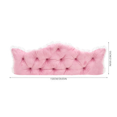 Large Ultra-Soft Comfortable Plush Backrest Pillow, Princess Style Reading Cushion, Neck and Back Support, Luxurious Fashionable Home Style Multifunctional Lace Ruffled Headboard Cushions, Suitable for Bedroom, Living Room, Dorm, Sofa Home Decor, Machine