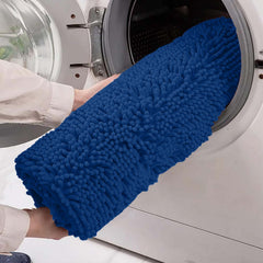1pc Soft Chenille Bath Mat – Durable Chenille Rug with Non-Slip Backing, Stylish Bathroom Rug, Machine Washable Bath Mat, Non-Slip Area Rug for Shower Room & Home Use
