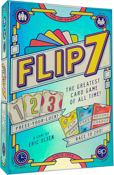 Usaopoly | Flip 7 | Party Card Game | Ages 8+ | 3+ Players | 20 Minutes Playing Time, New