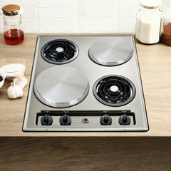 4pcs Hob Cover Set Stove Plate Cooker Top Burner Protector Silver Kit Home Kitchen Tools & Accessories Restaurants CANTEENS Worktop Savers