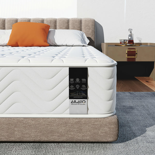 Single/Double Mattress 3FT/4FT6/5FT | Bonnell Spring Cooltouch Breathable Cover, Plush Comfort Support, 19/23/25cm Deep Value Mattress, Oyajia Brand