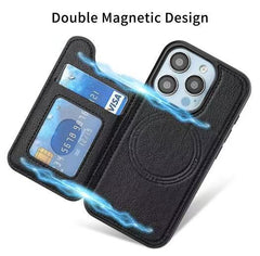 Few Millions Convenience Pro Magnetic Wallet Case - Secure Credit Card Holder, Full-Body Protection & Wireless Charging Support for Apple