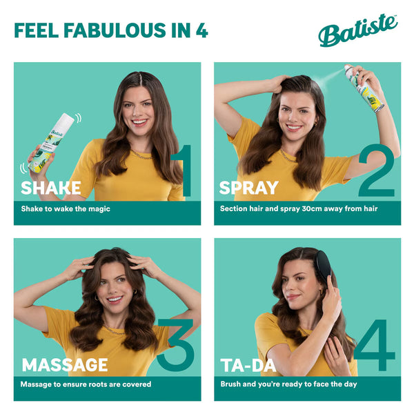 Batiste Blush Dry Shampoo, 6 X 350Ml