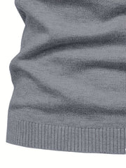 [Xingmengzhi OBM] 2pcs Men'S Turtleneck Long Sleeve Sweater Set