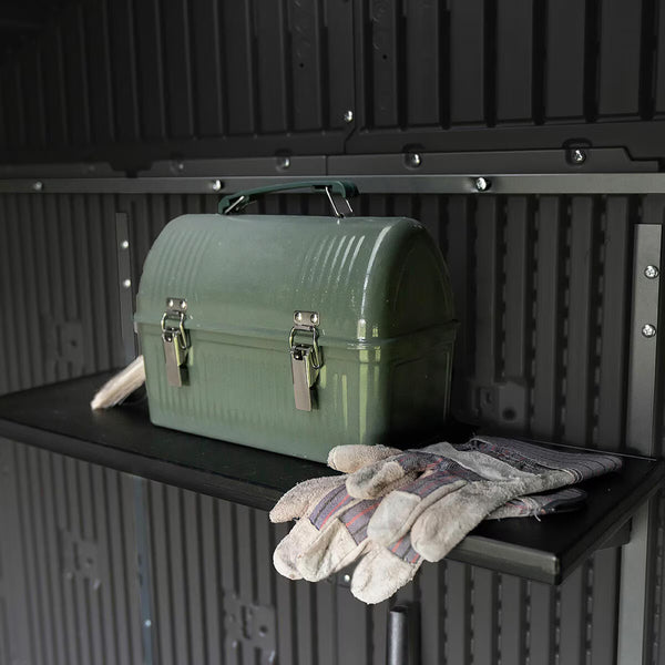 Lifetime 7Ft X 7Ft (2.1 X 2.1M) Outdoor Storage Shed - Model 60527