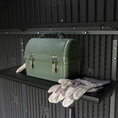 Lifetime 7Ft X 7Ft (2.1 X 2.1M) Outdoor Storage Shed - Model 60527