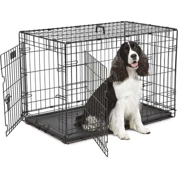 Dog Cage Puppy Training Crate Small Medium Large XL XXL Metal Cages Pet Carrier 20inch 24 inch 30 inch 36 inch 42 inch 48 inch
