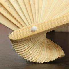 10X White Paper Fan Folding Hand Fans Handheld Fan for Wedding Dancing