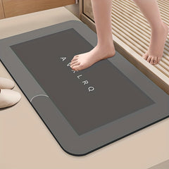 Super Absorbent Diatomite Bath Mat - Quick-Dry Non-Slip Bath with Diatomite Mud Layer, Soft Bathroom Floor Mat for Shower, Bathtub, Kitchen, RV (Compatible with Diatomite Mud Bath Products)