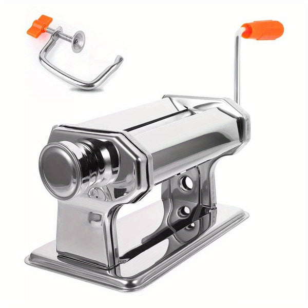 22 X 20.8 X 15.5 Cm Stainless Steel Adjustable Pasta Maker Machine Lasagne Spaghetti Ravioli Cutter