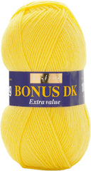 Sirdar Hayfield Bonus DK Double Knitting, White (961), 100G