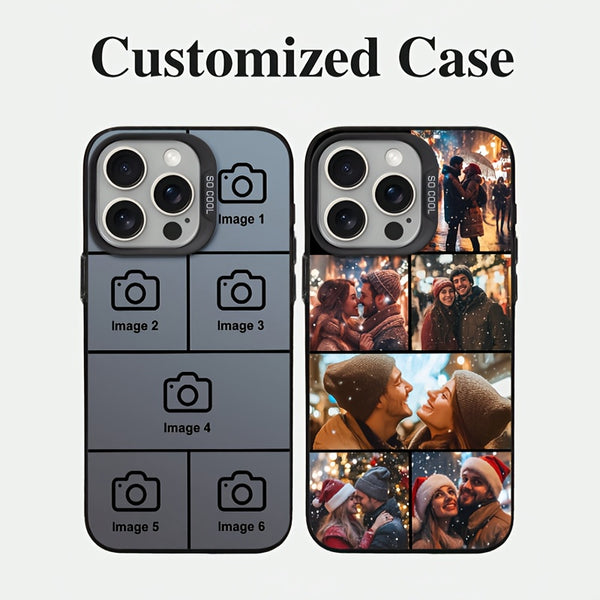 Phone Case - Personalized DIY Christmas Memorial Matte Black Phone Cover, Designed for Iphone 16 Pro Max/15 Pro/14 Plus/13/12/11/7/8 Plus/X/Xr/Xs Max, And Also Compatible with for Samsung S25 S25 Ultra. Stylish, Vibrant, And Adorable Design