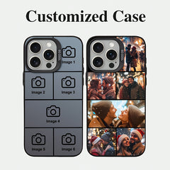 Phone Case - Personalized DIY Christmas Memorial Matte Black Phone Cover, Designed for Iphone 16 Pro Max/15 Pro/14 Plus/13/12/11/7/8 Plus/X/Xr/Xs Max, And Also Compatible with for Samsung S25 S25 Ultra. Stylish, Vibrant, And Adorable Design