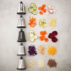 MIU Rotary Drum Grater with 4 Attachments