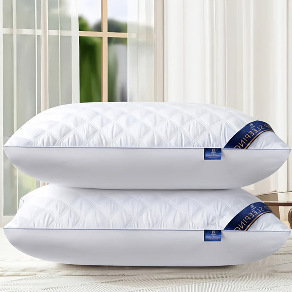 2pcs/4pcs Bedding Pillow, Neck Pillow, Soft, Comfortable, Multifunctional Home Neck Support Pillow, High Quality Pillow Core, Suitable for 4 Seasons: Spring, Summer, Autumn And Winter