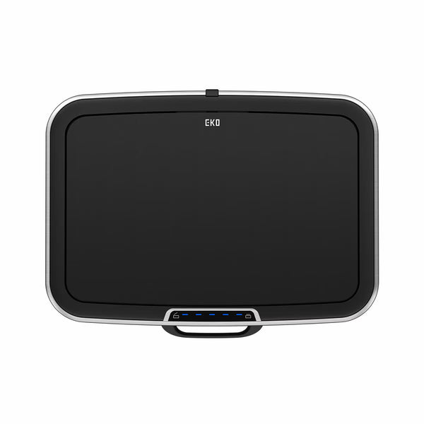 EKO 54 Litre Stainless Steel Dual Compartment Recycling Motion Sensor Bin (35L +19L)