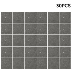 LIFE IDEAS 10/30-Pack Self-Adhesive Vinyl Floor Planks Stickers, Marble Effect Flooring Tiles, 12