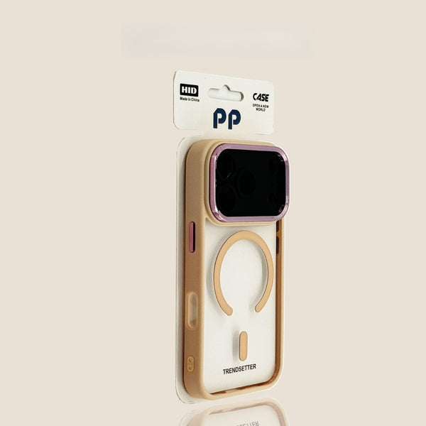 Phone Case - Transparent Premium Protective Case with Magnetic Attachment for Iphone 17 Pro Max Metal Lens