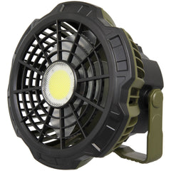 NGT XL USB Rechargeable Fan with Light & Powerbank | 3-in-1 Bivvy Fan, Lantern & Portable Charger | Carp Fishing & Camping Essential