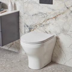 Tavistock Lindo Back to Wall Toilet with Pan and Seat