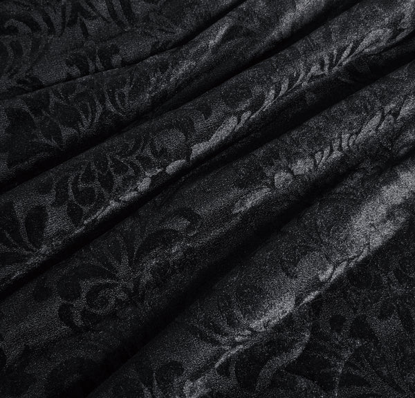 3 Piece Velvet Quilted Bedspread Set Jacquard Damask Bed Cover with Pillow Shams | Luxury Soft Polyester Bedspread for Double King Super King Beds | Modern Elegant Bedroom Bedding Set