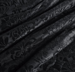 3 Piece Velvet Quilted Bedspread Set Jacquard Damask Bed Cover with Pillow Shams | Luxury Soft Polyester Bedspread for Double King Super King Beds | Modern Elegant Bedroom Bedding Set