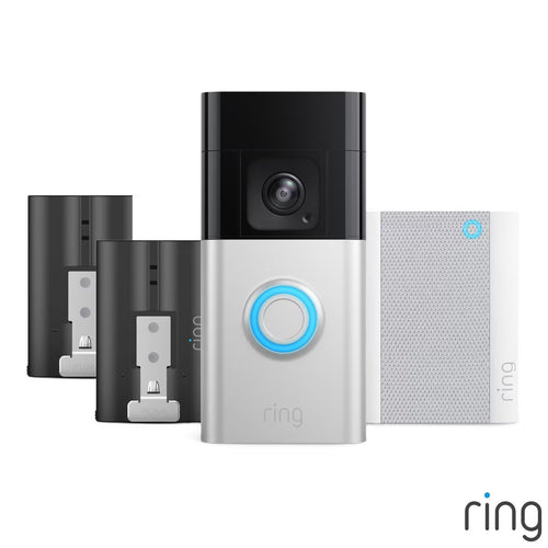 Ring Battery Video Doorbell Pro with Chime (2Nd Gen) & an Additional Quick Release Battery Pack