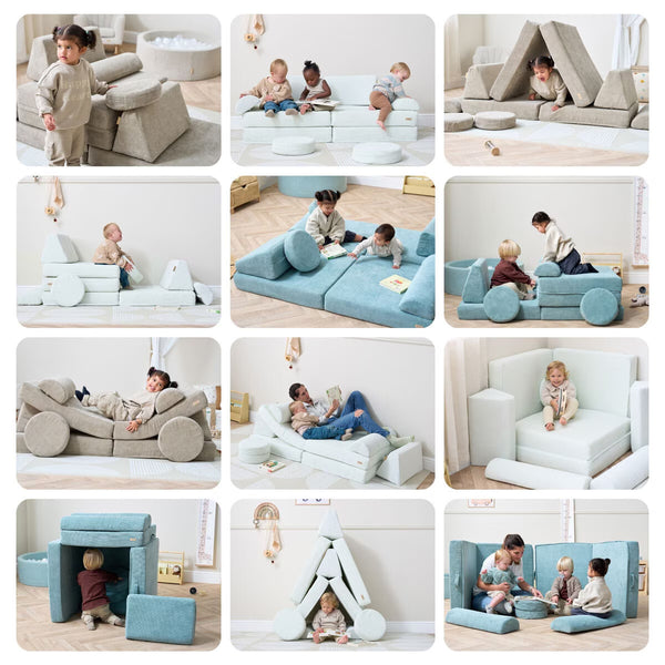 Tutti Bambini Playrama Montessori Play Sofa in Blue