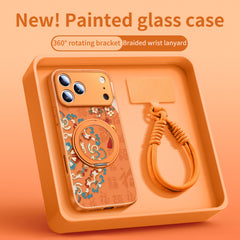 Phone Case - for Iphone 17 Pro Max Case with Rotating Lens Cover Full Protection Glass Back High End Design for Men Women